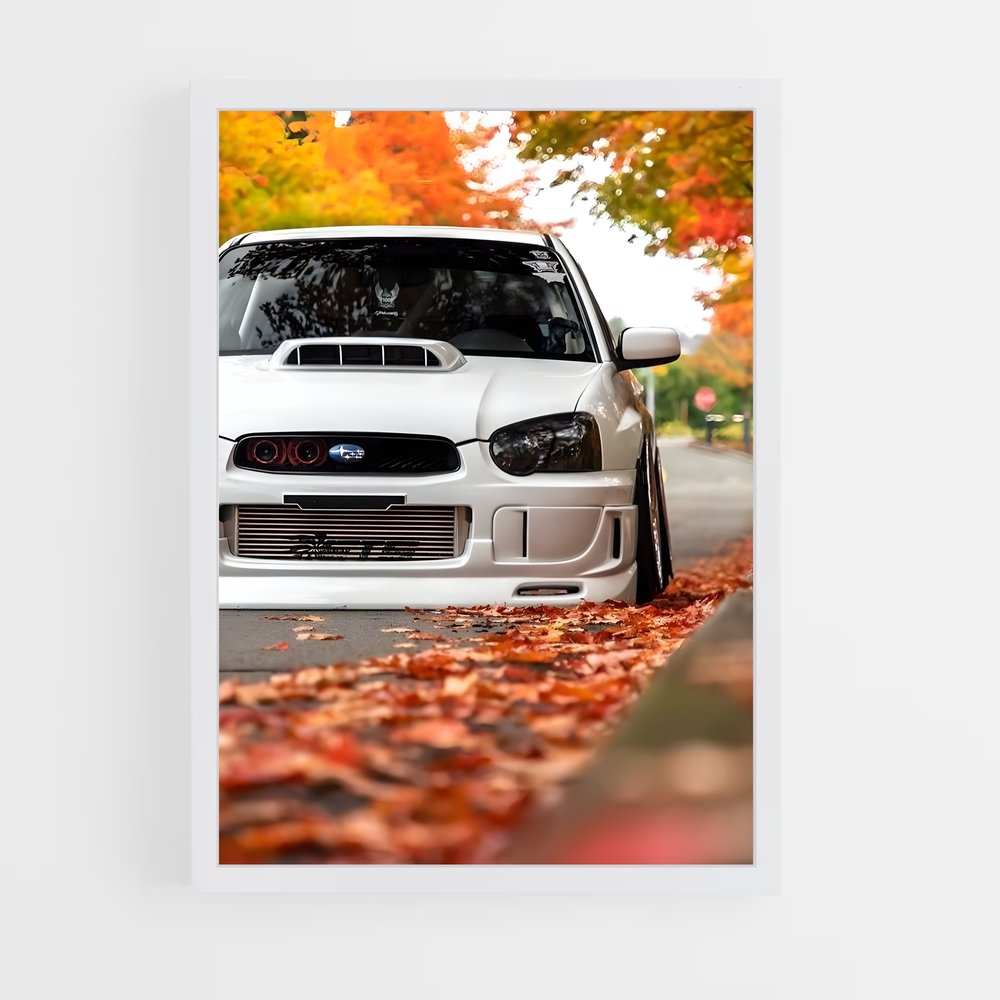 Poster splendide Subaru Impreza WRX STI (vue 3)